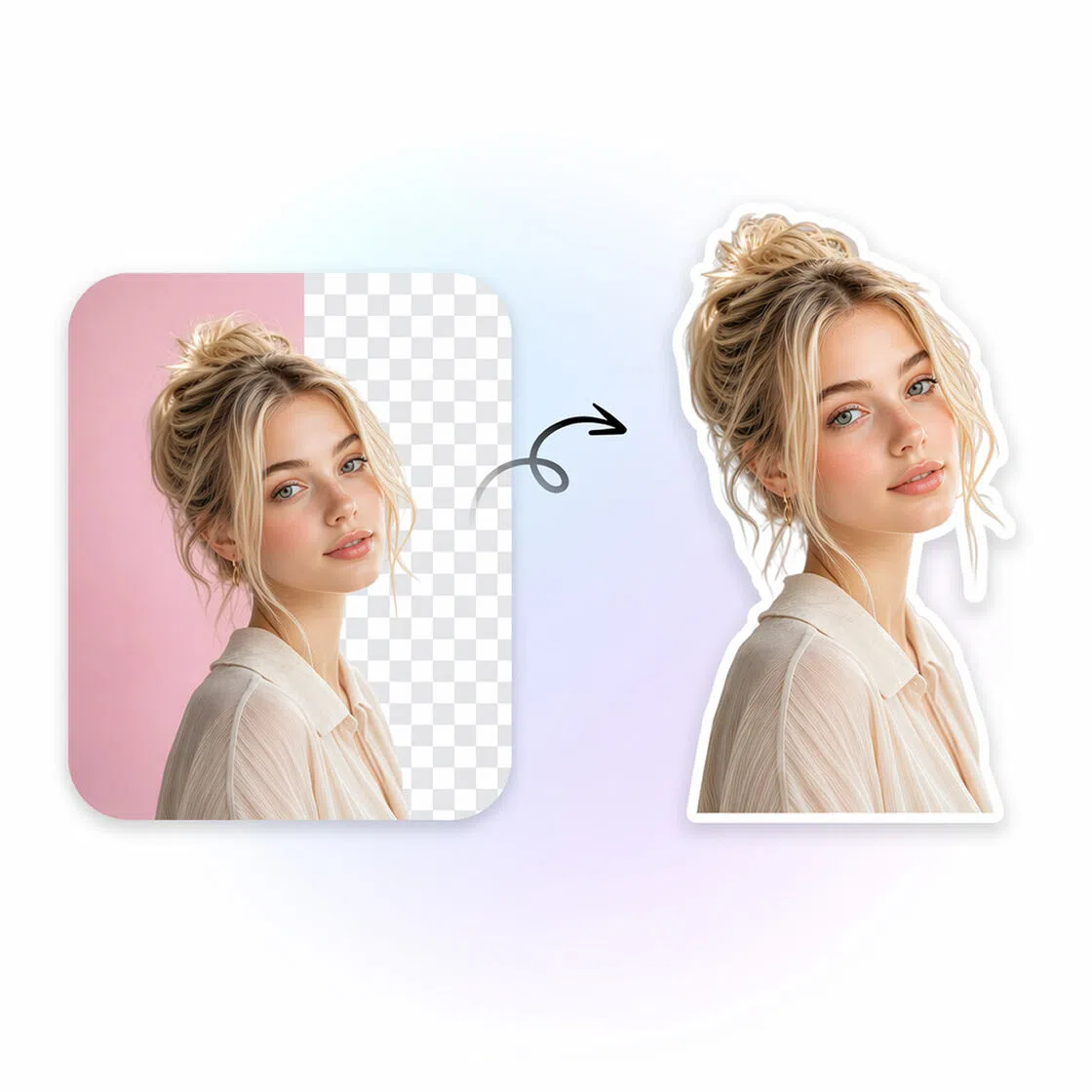 turn photo into sticker