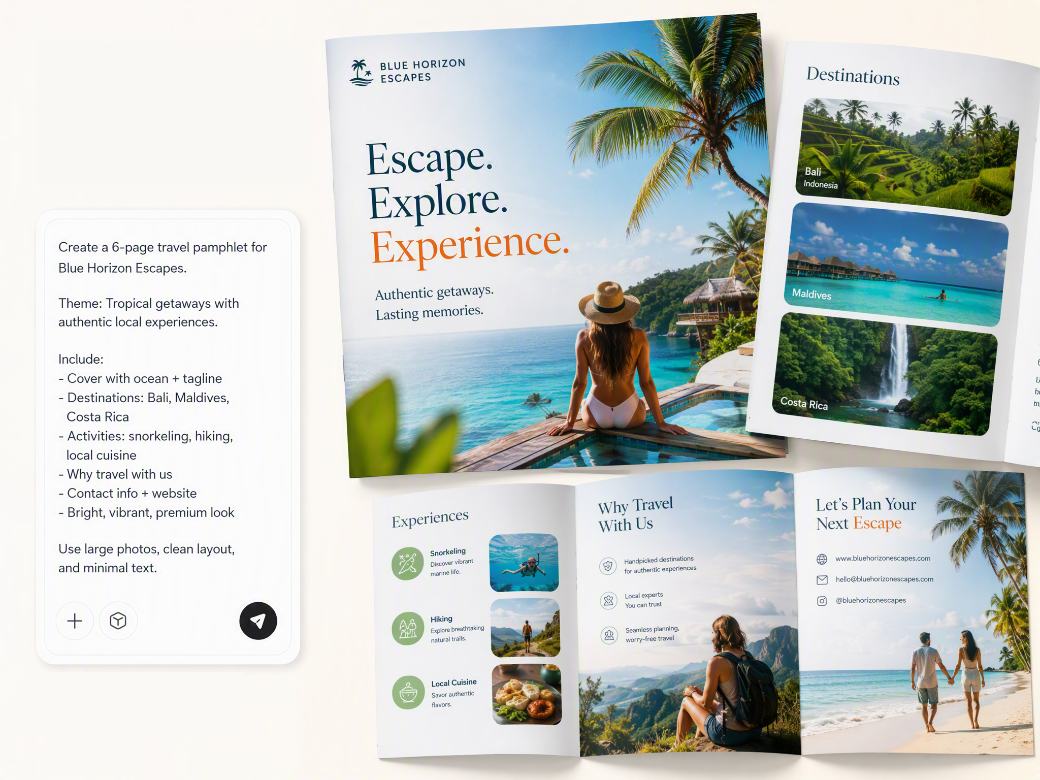 Turn Business Information Into Complete Pamphlet Designs