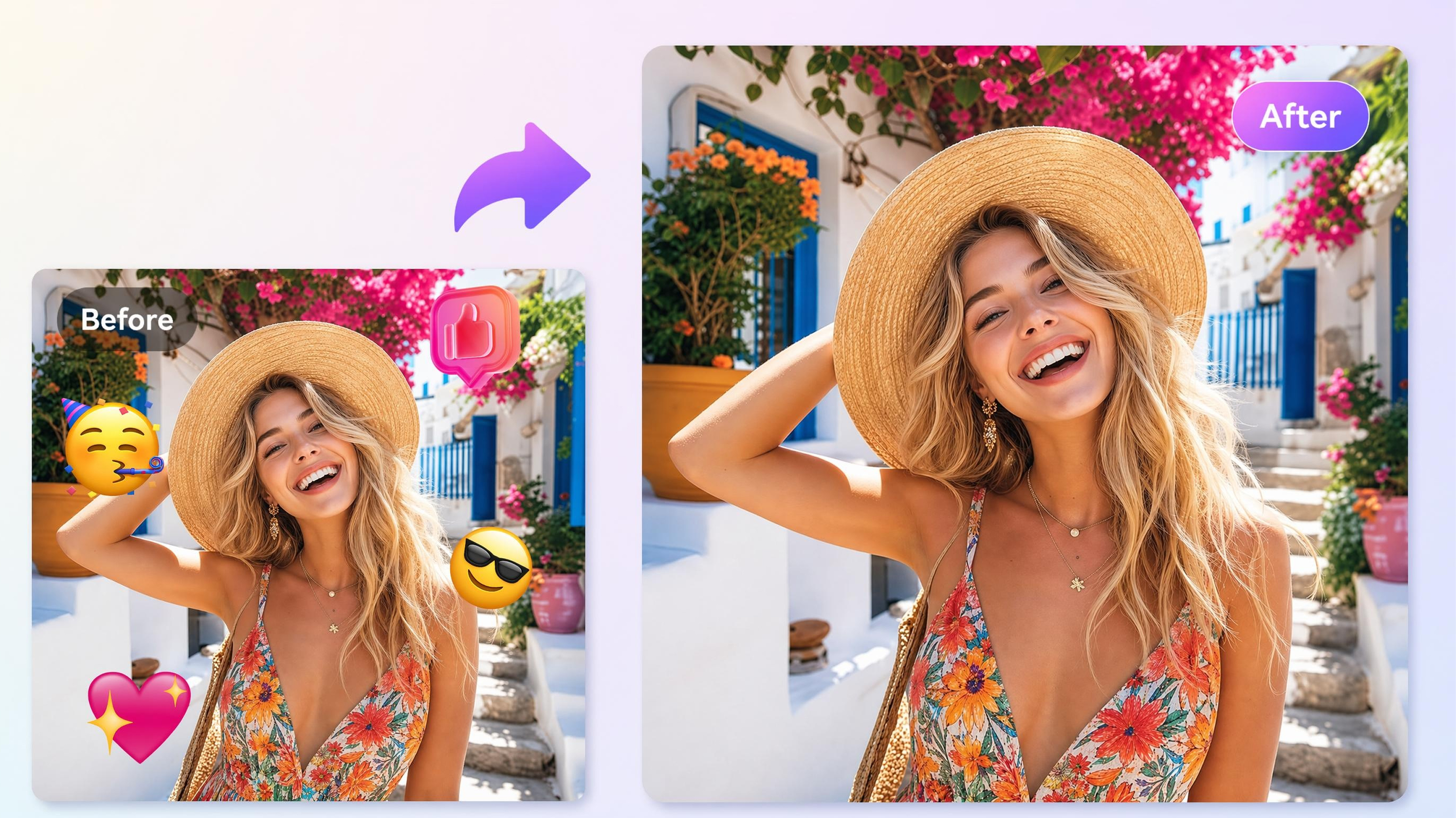 remove emoji from photo