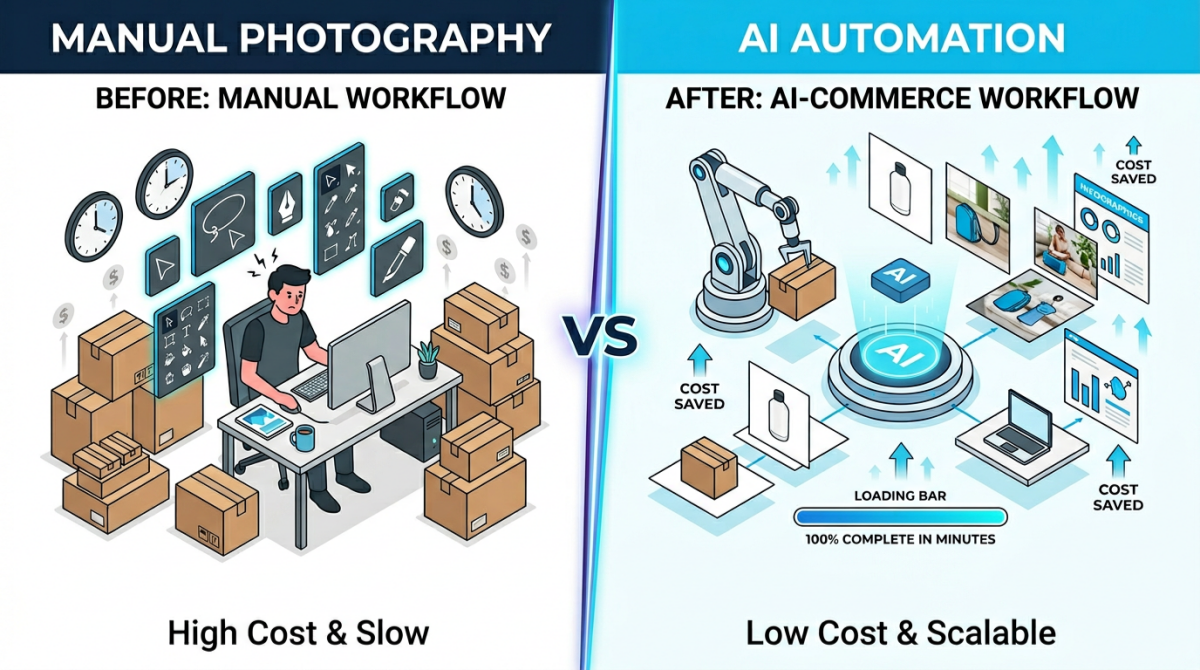 product visual production ai workflow