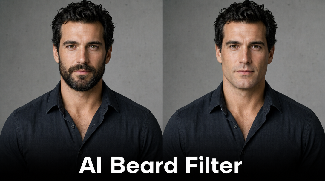 ai beard filter image