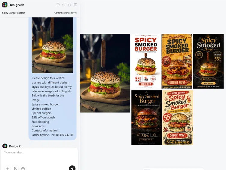 How to Create a Food Poster With AI