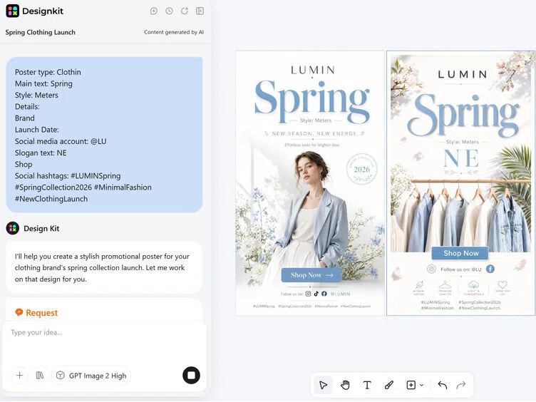 How to Create a Fashion Poster With AI