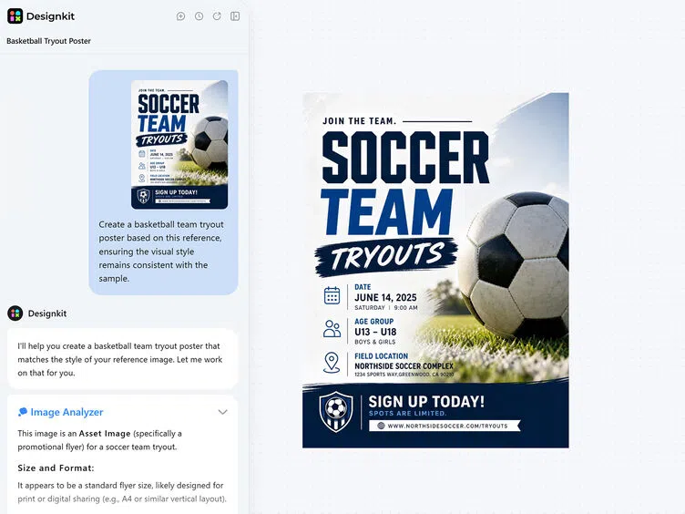 How to Generate a Sport Poster with AI