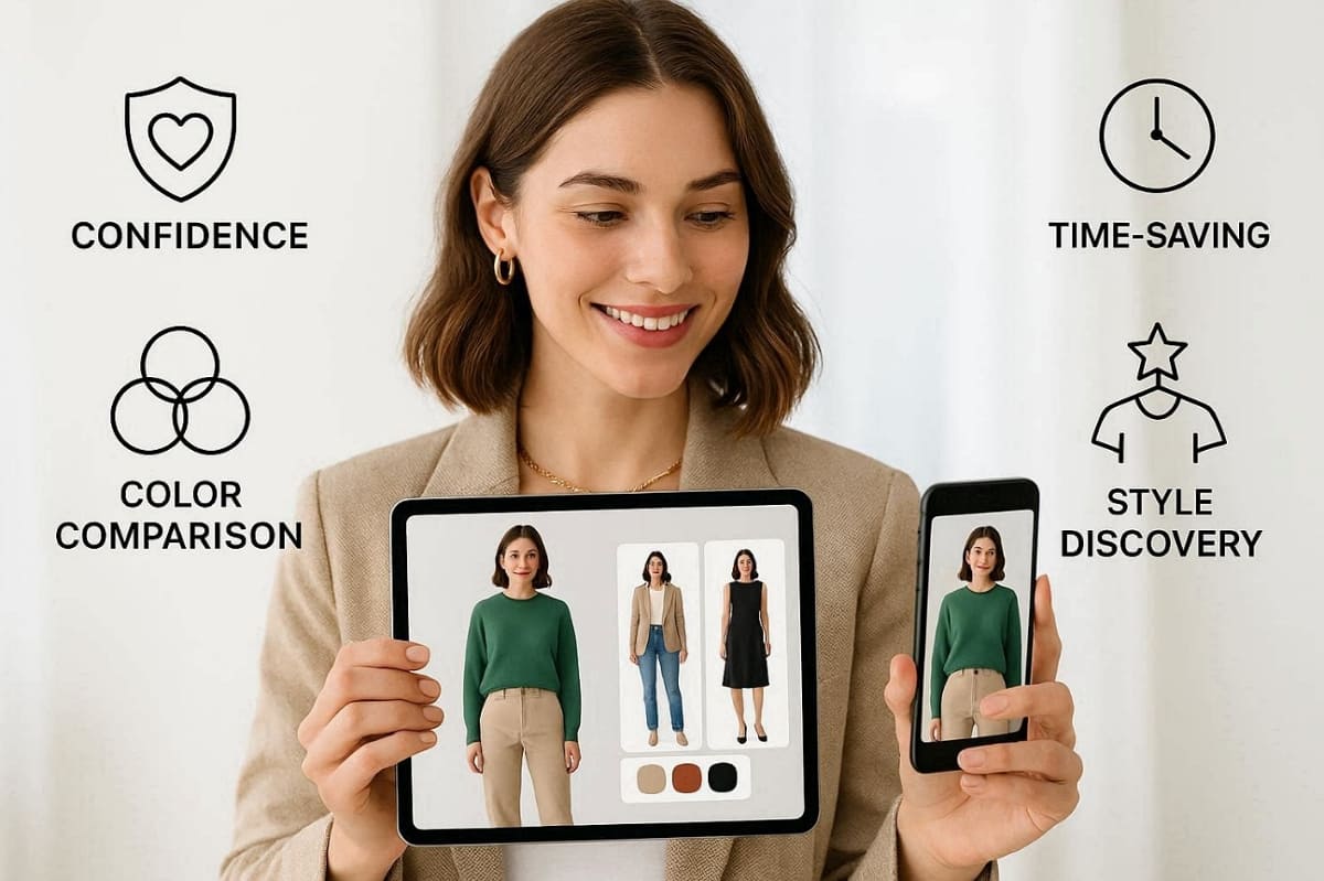 advantages of virtual clothes try on