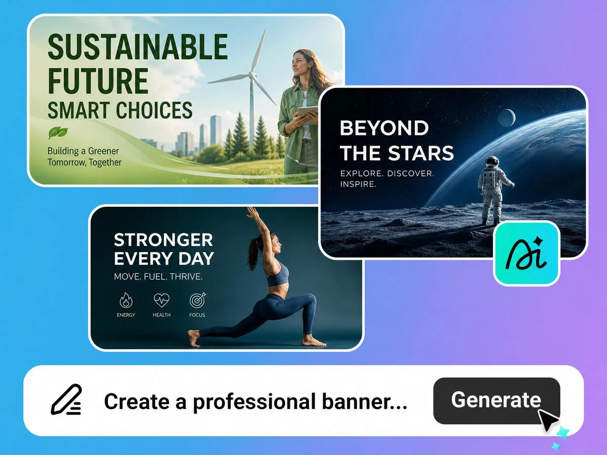 Generate Banners from Text or Images