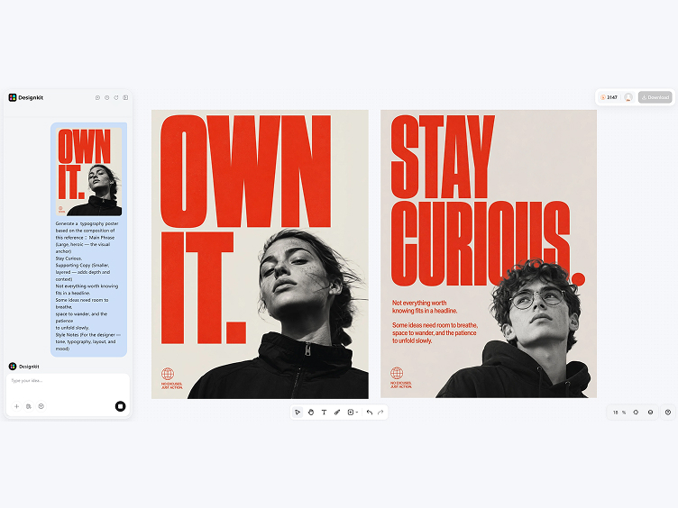How to Create a Typography Poster With AI