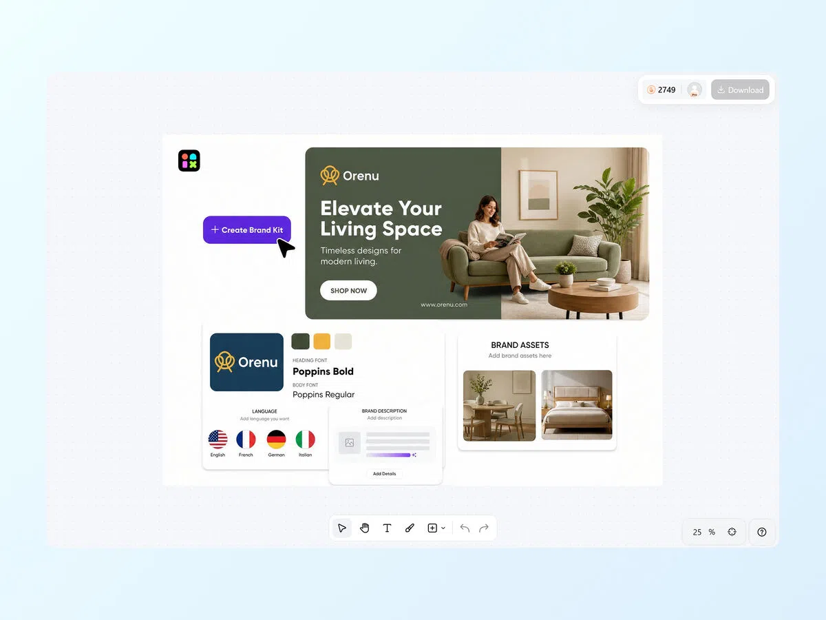 Generate Covers from Your Brand Assets