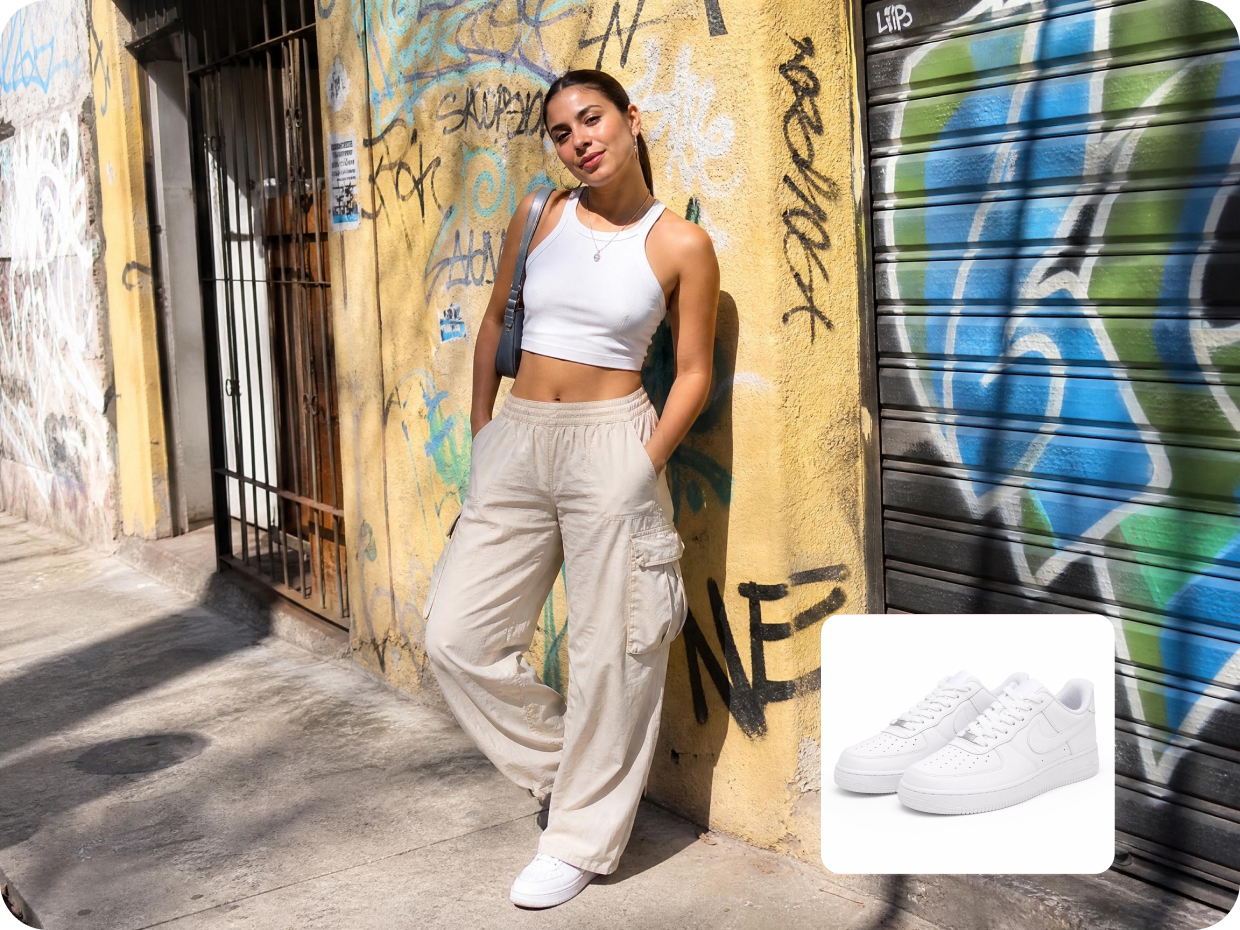 Place Shoes in Realistic Lifestyle Scenes Instantly