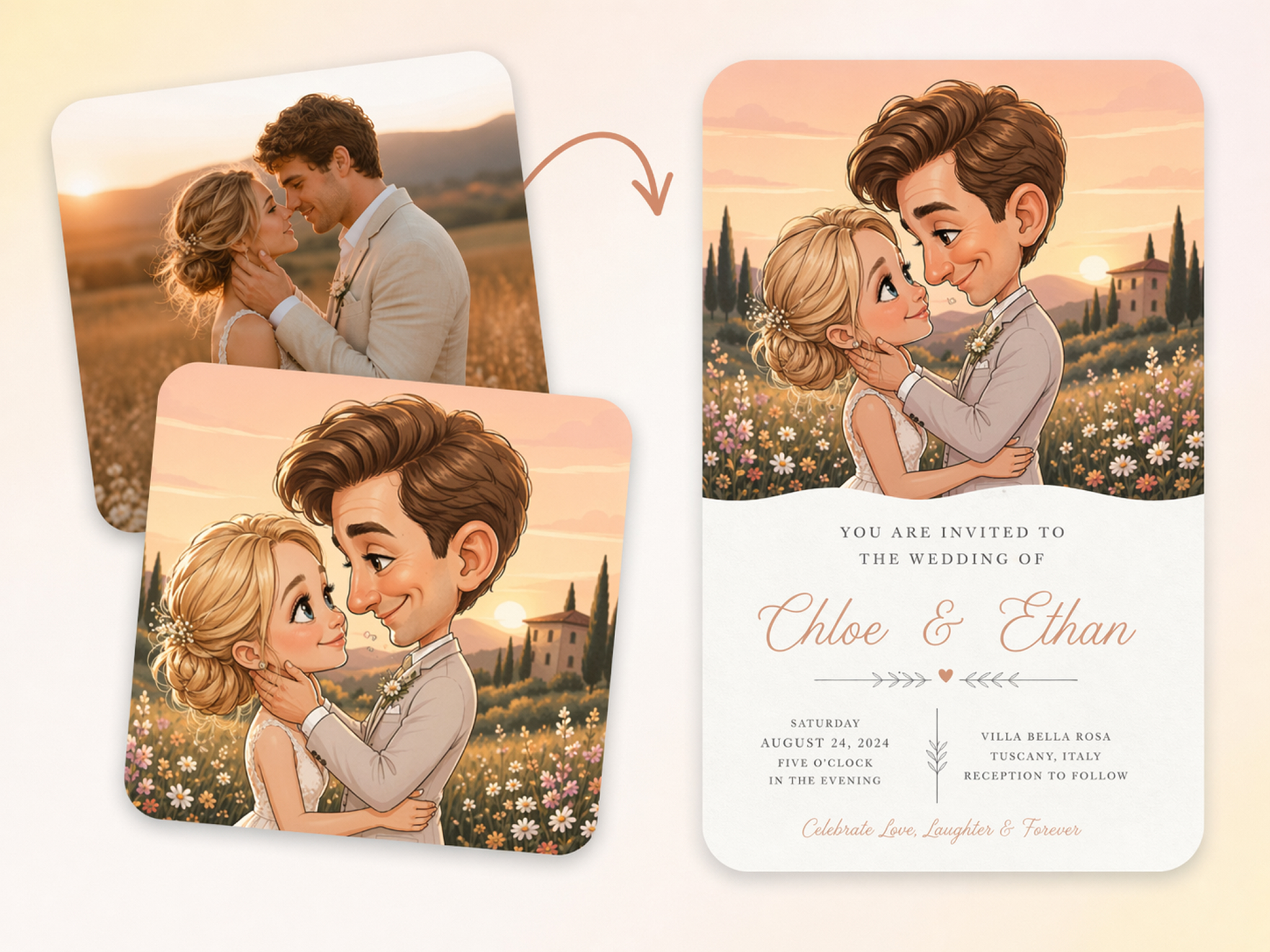 Great for invites, decor, and keepsakes