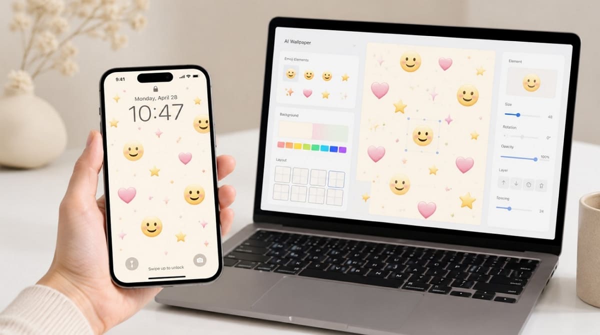 tips for making emoji wallpaper