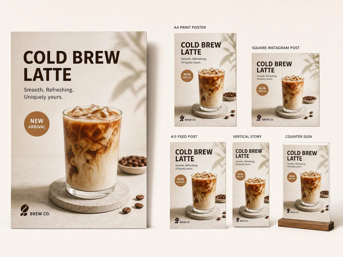 AI Applies One Campaign for Print and Social Media