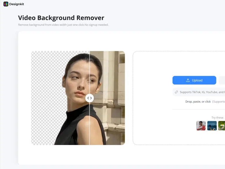 Upload or import your video
