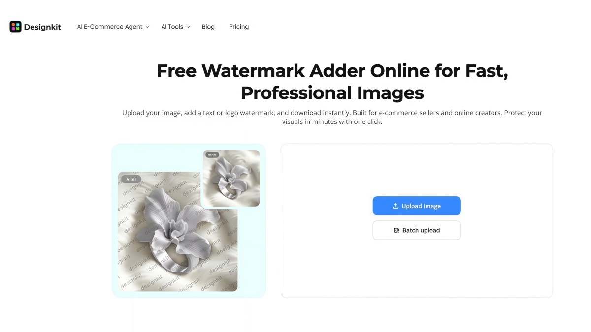 add watermark to image online