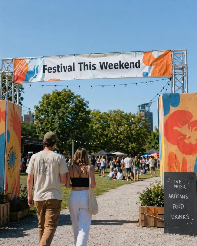 Reference image for AI festival poster generation