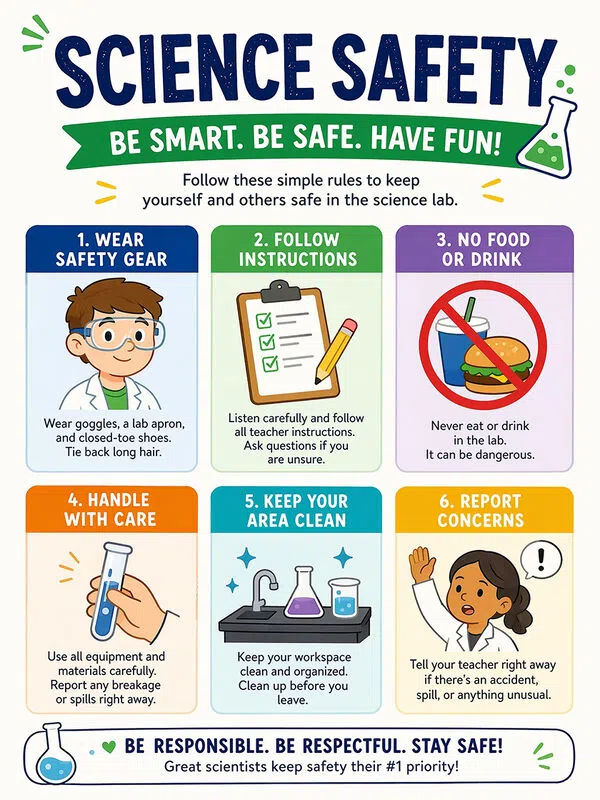 AI Generated Lab Safety Poster