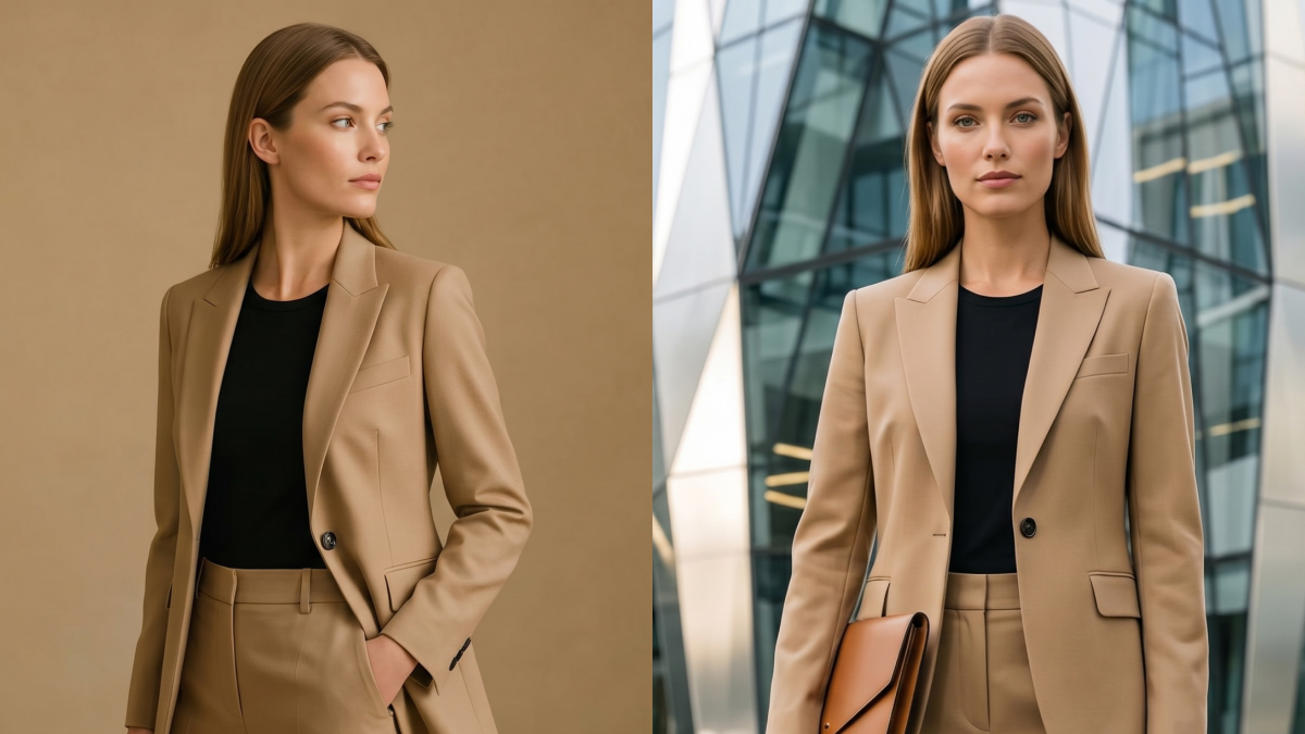 Compare ai fashion models with real models