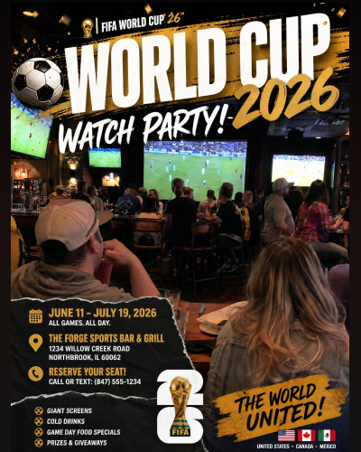 watch party poster