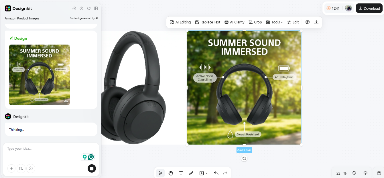 designkit amazon ai photoshoot