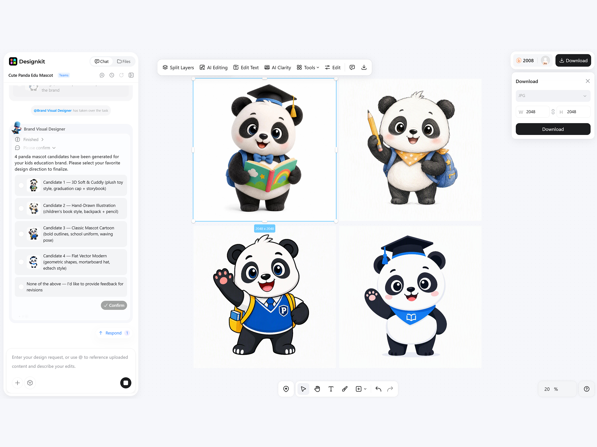 Customize and Download Your Mascot