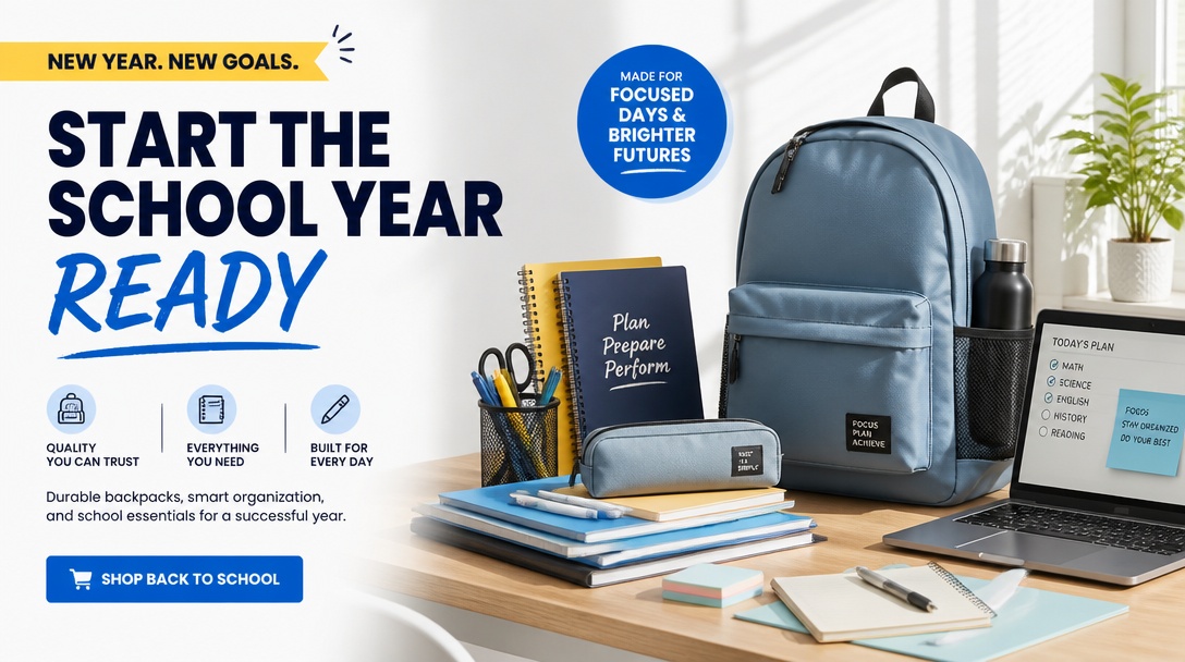 Back-to-School ad: Build the Ad Around a Fresh Start