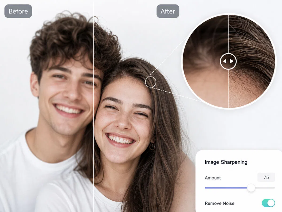 Sharpen Enlarged Images for Better Clarity