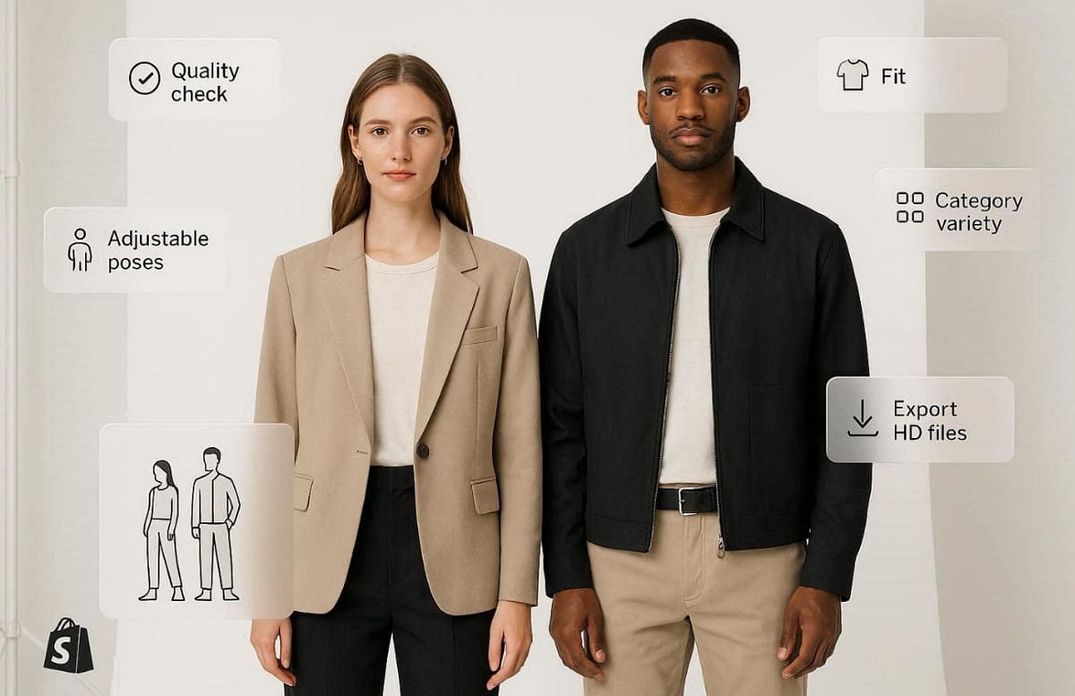 key features in ai clothing models