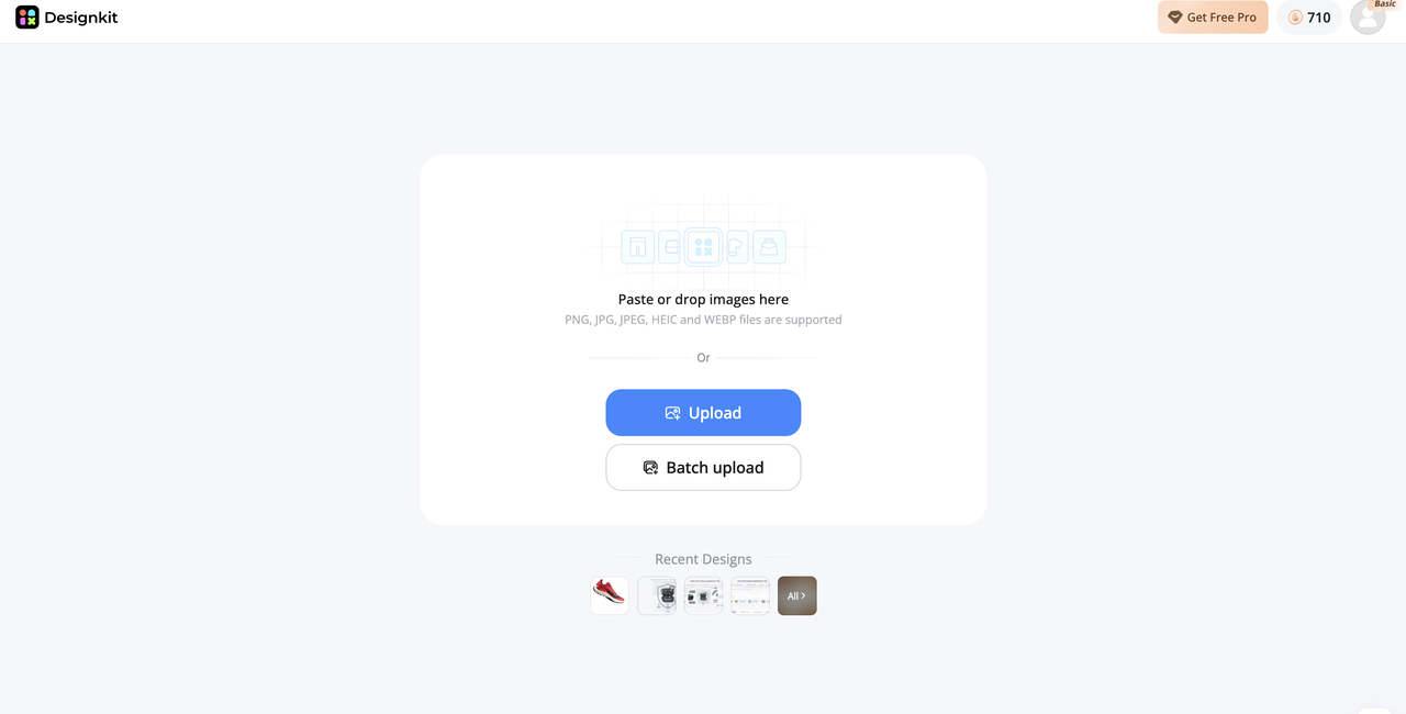 Upload and generate
