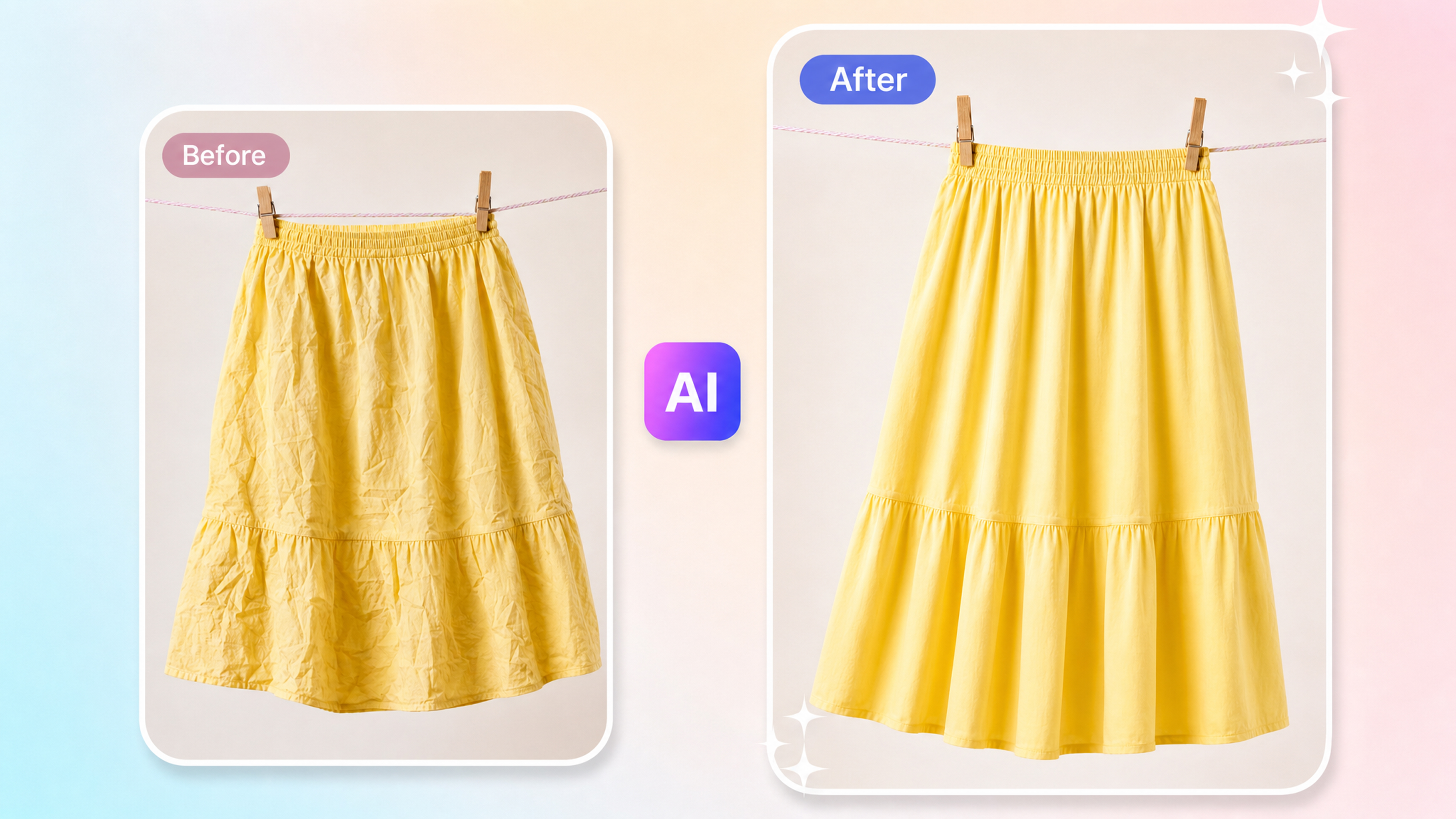 remove wrinkles from clothes