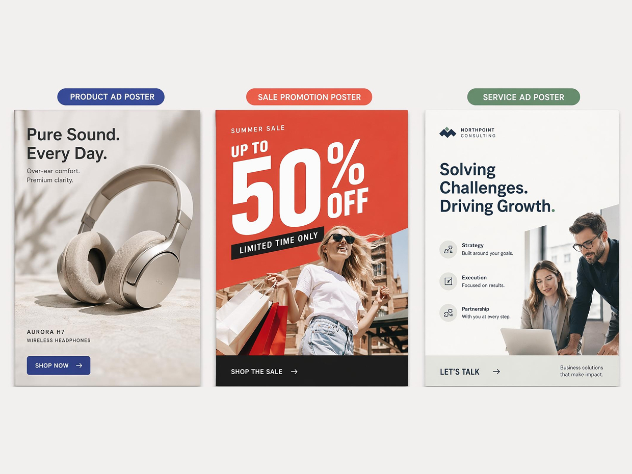 AI Shapes the Layout by Ad Type