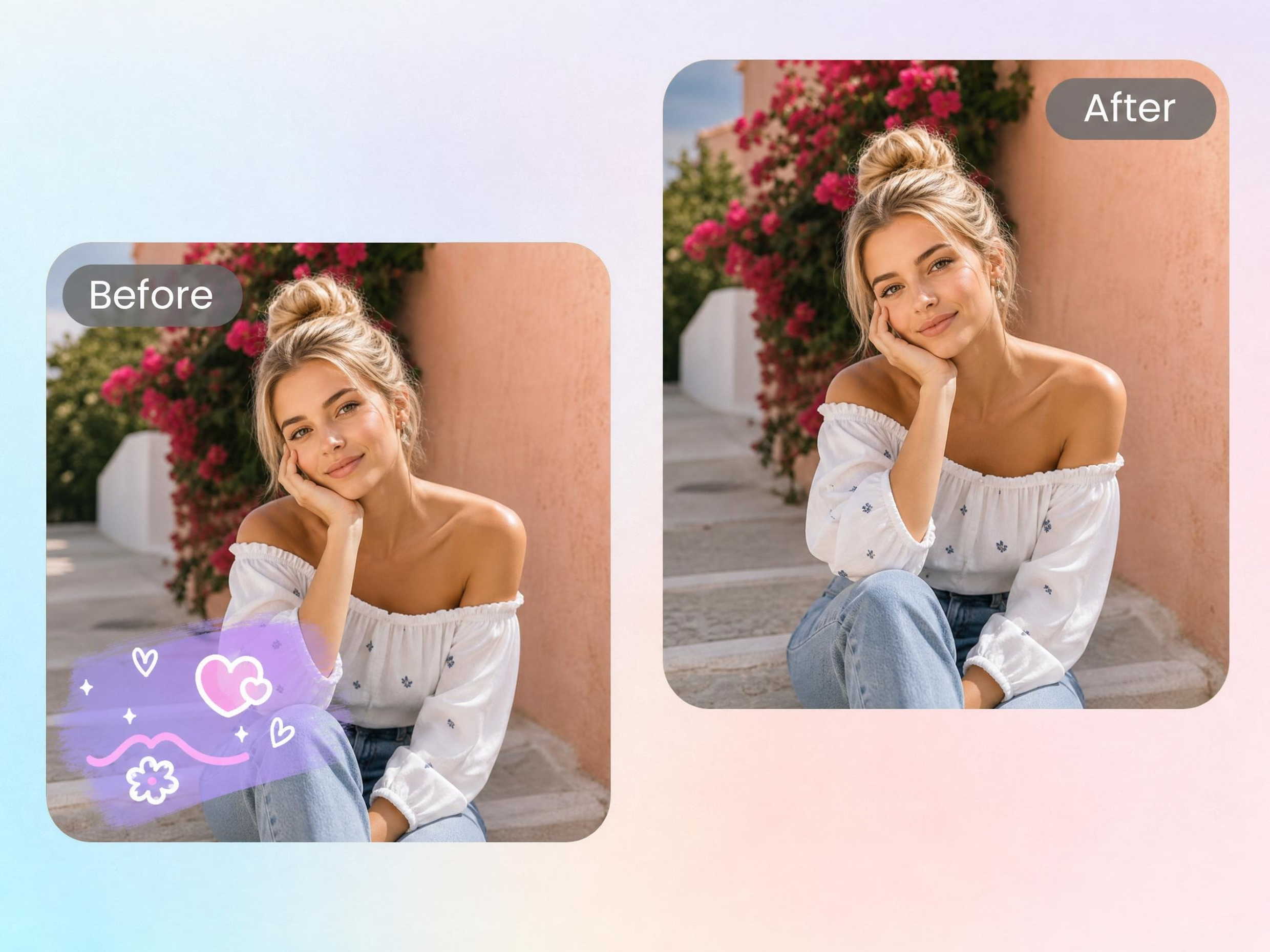 Fill Backgrounds Behind Removed Stickers