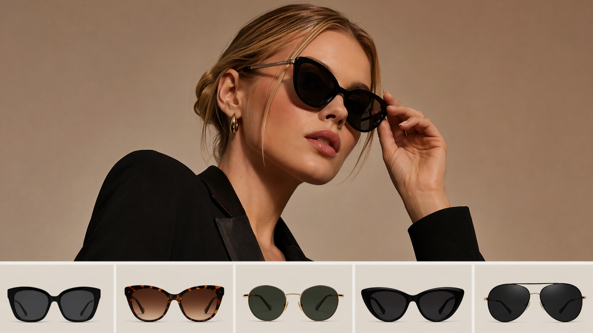 choose the right sunglasses for your face shape
