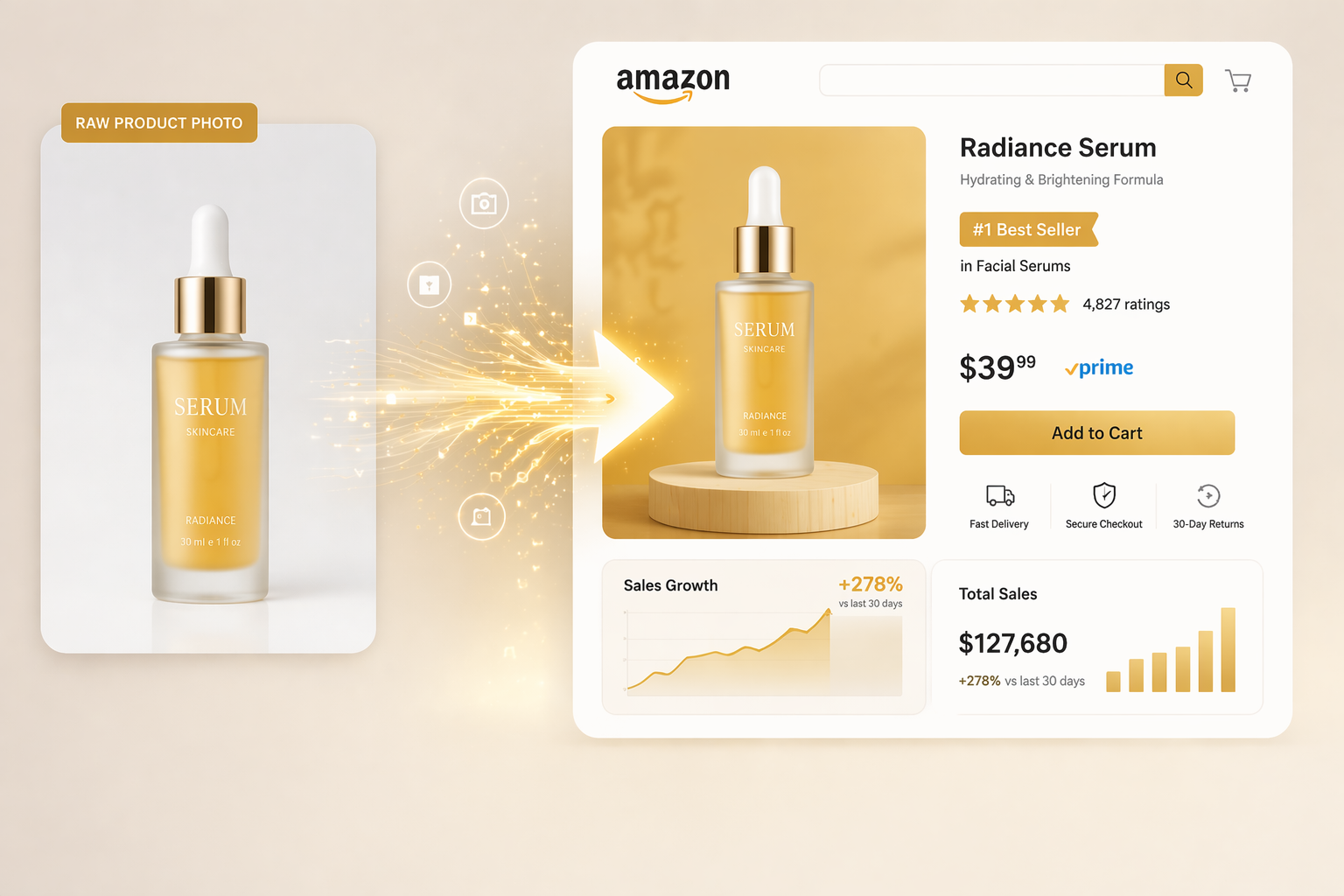 What makes Amazon product images convert
