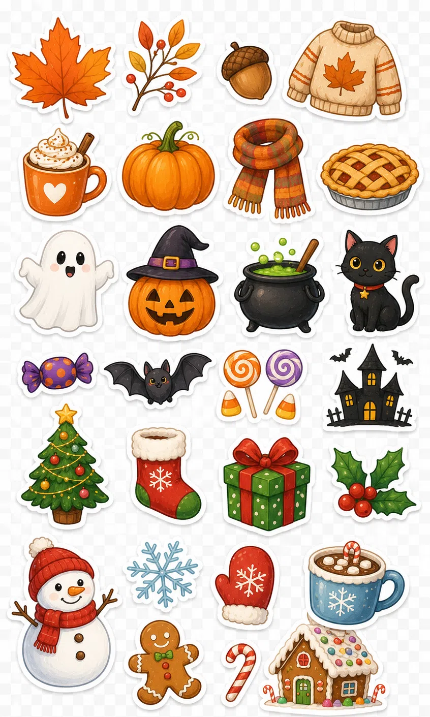 Holiday Clipart Set