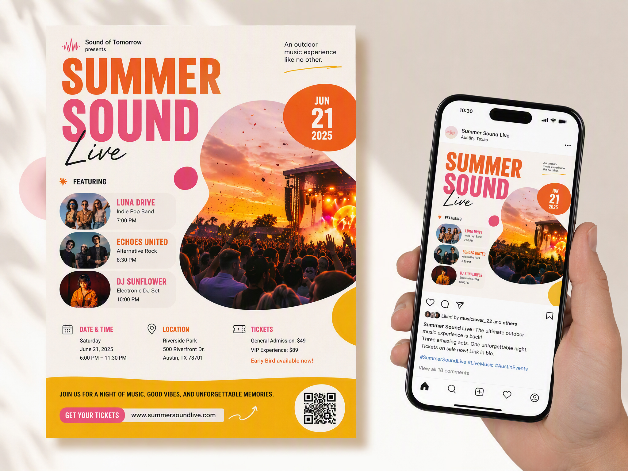Create Event Flyers With Essential Details in One Design