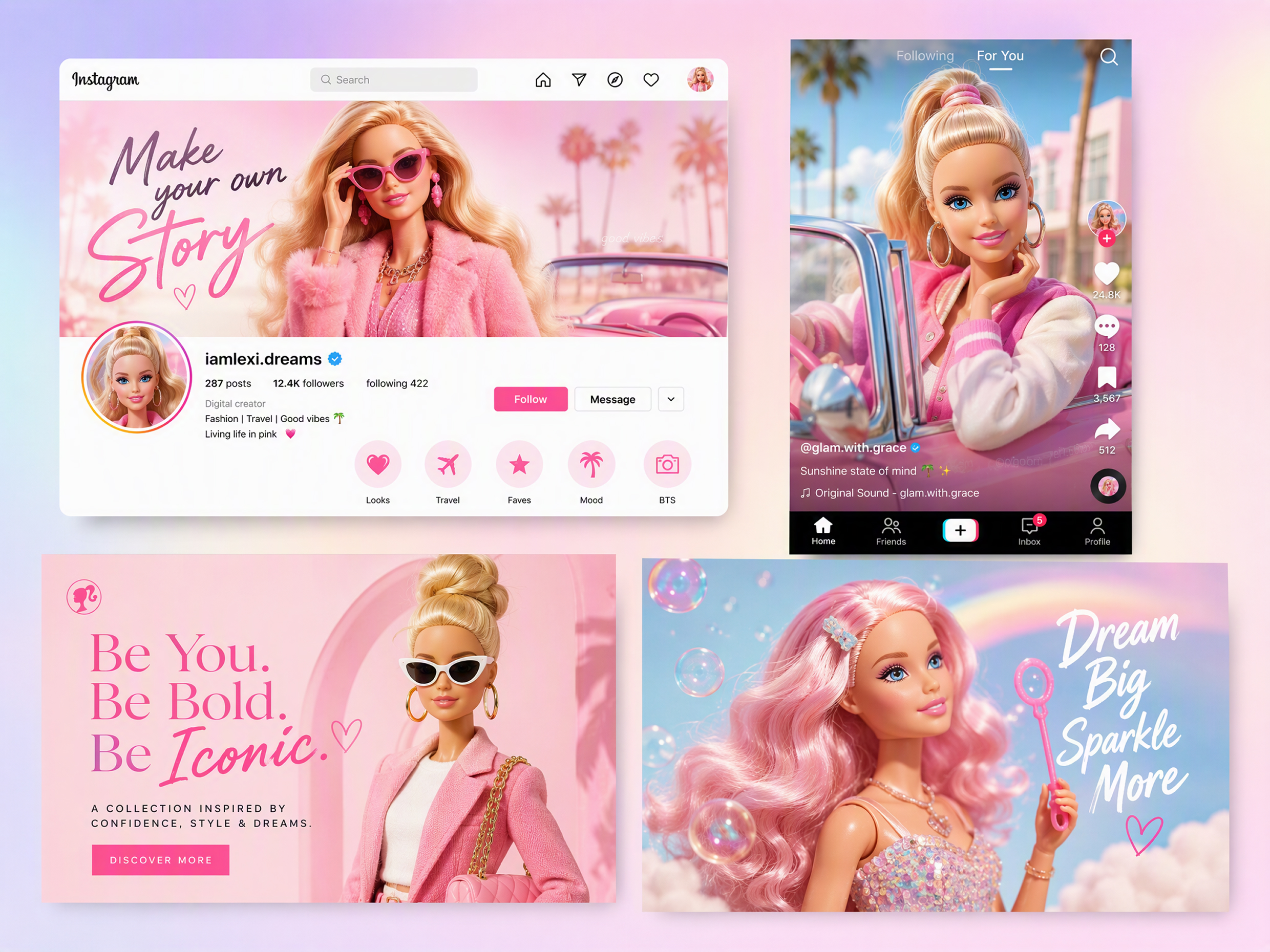 Produce Unique Barbie-Themed Content