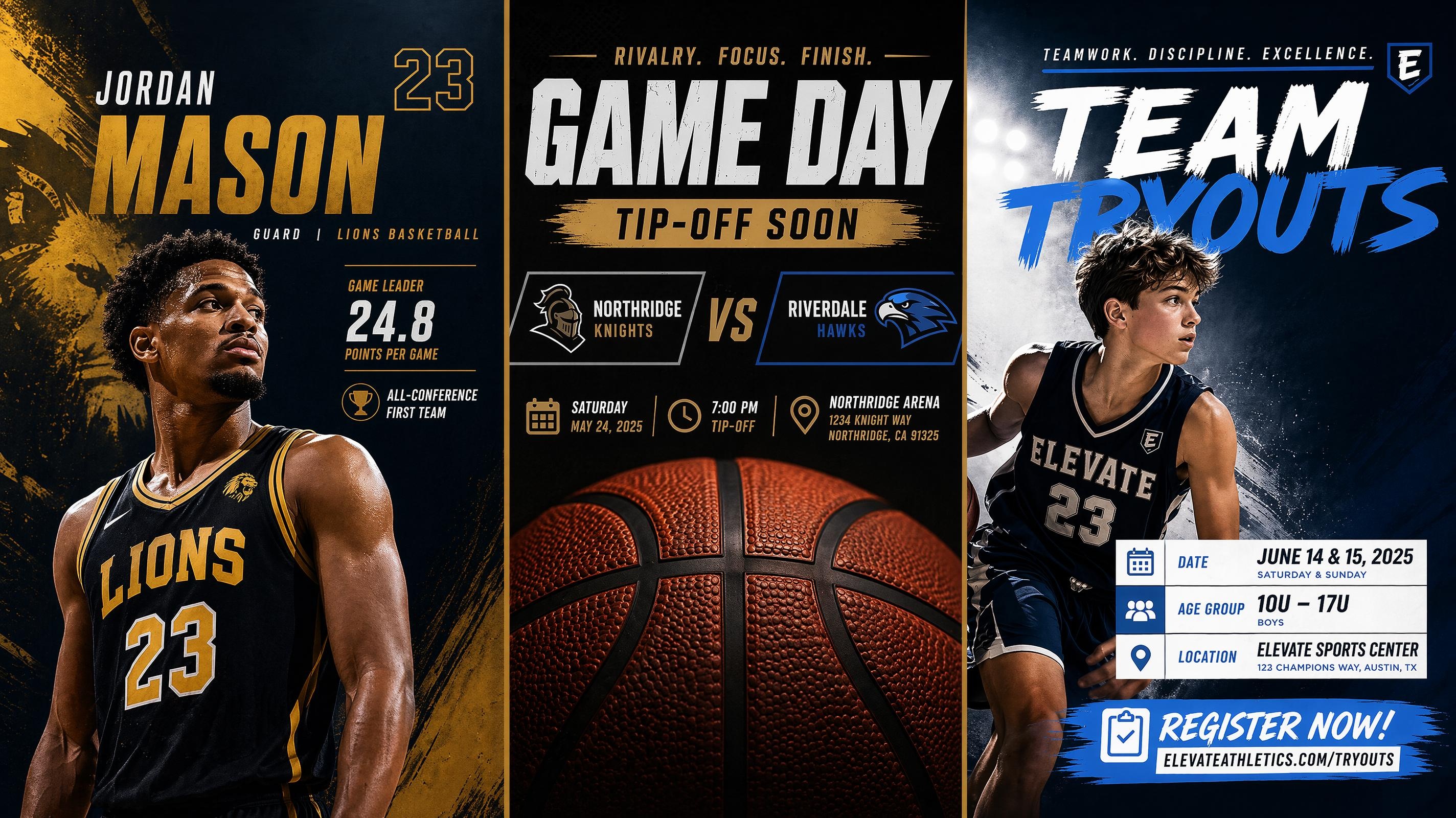 AI Generated Sport Poster 