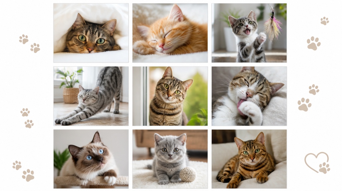 a Cat Photo Collage