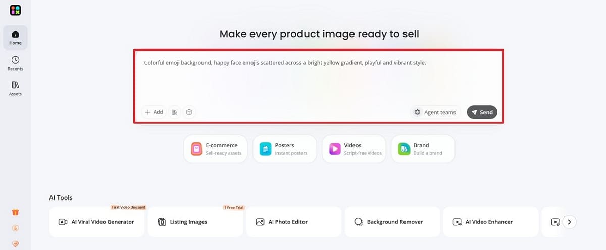 enter prompt to generate ai emoji