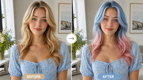 AI Hair Color Changer