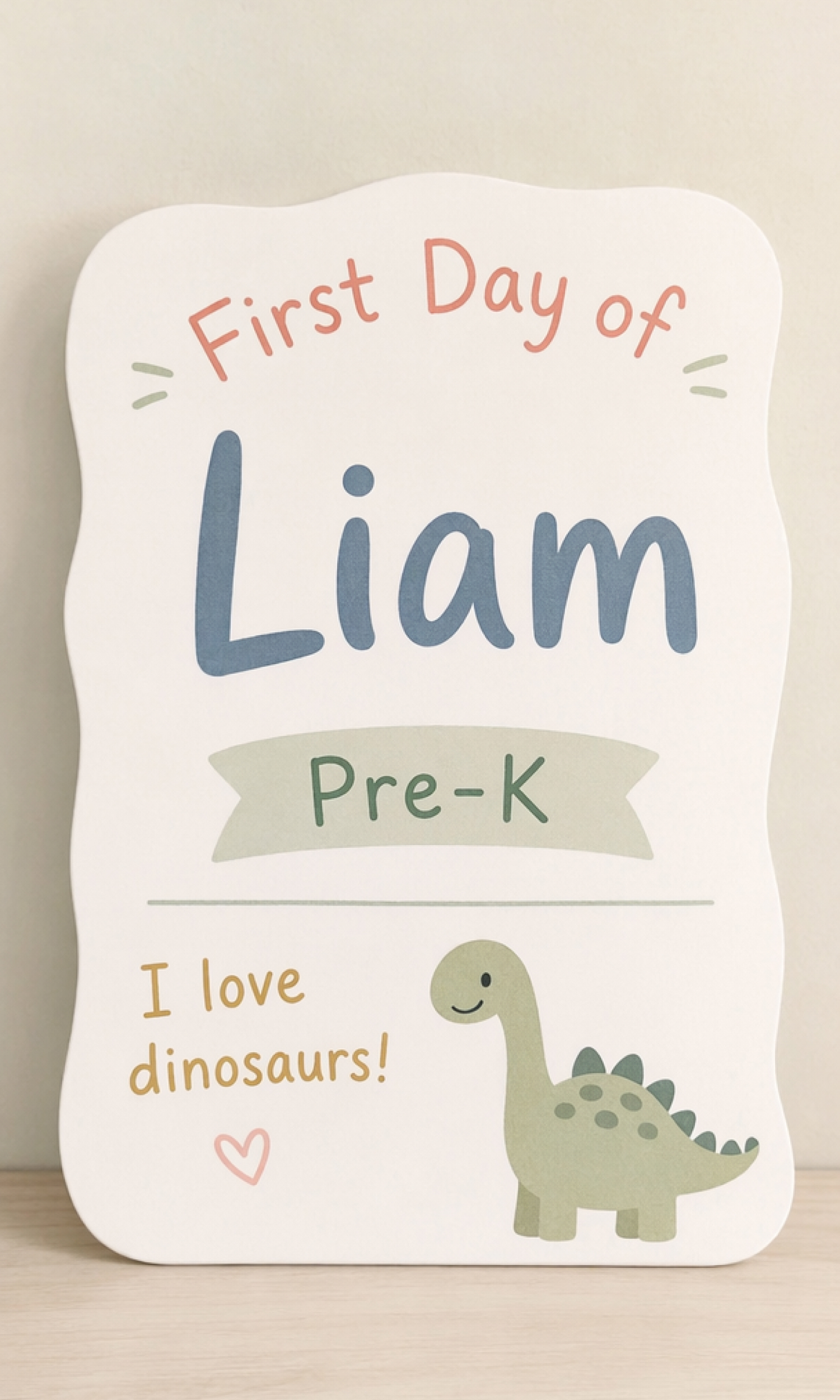 Preschool Photo Sign