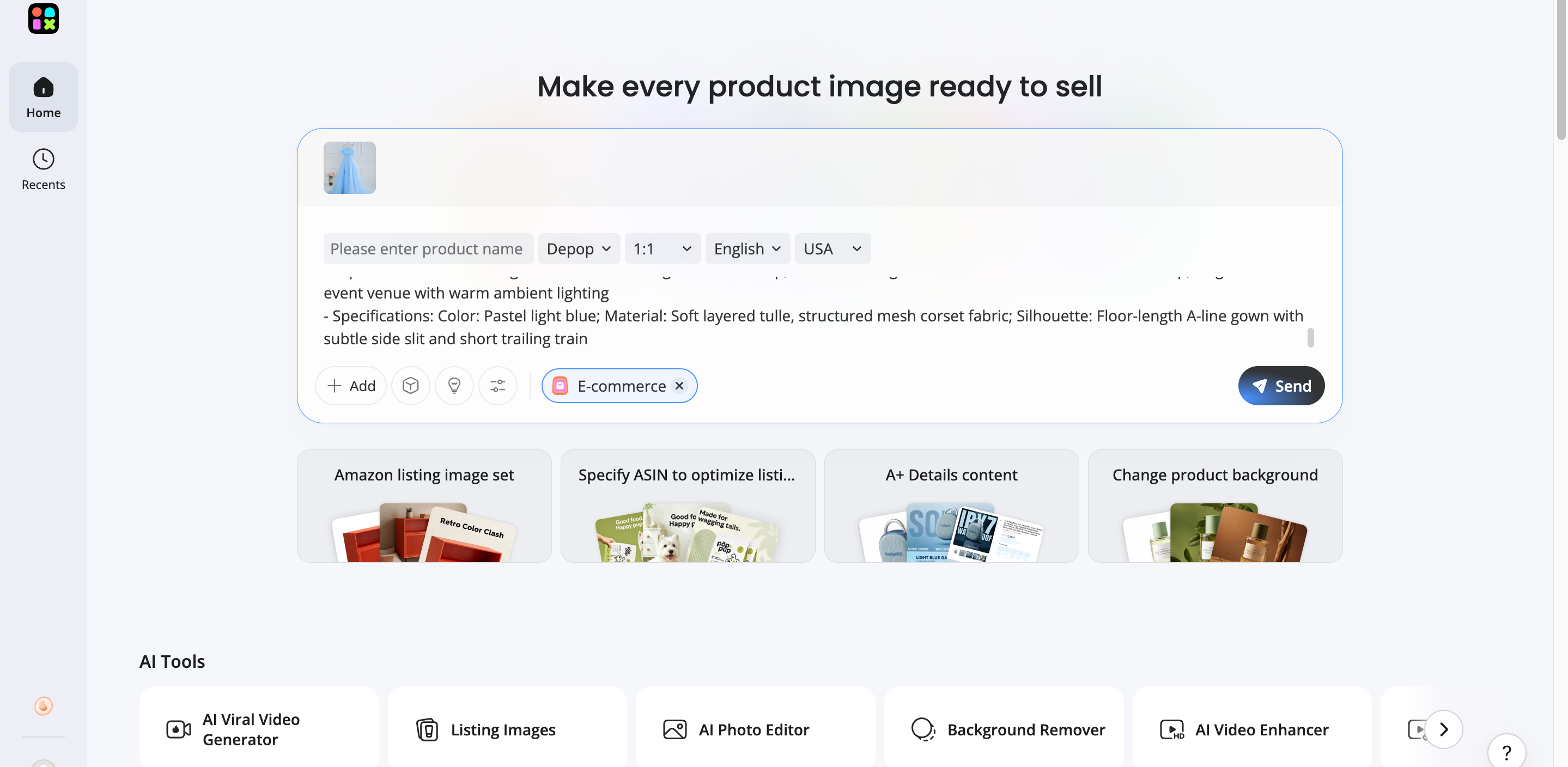 Generate a Consistent Listing Image