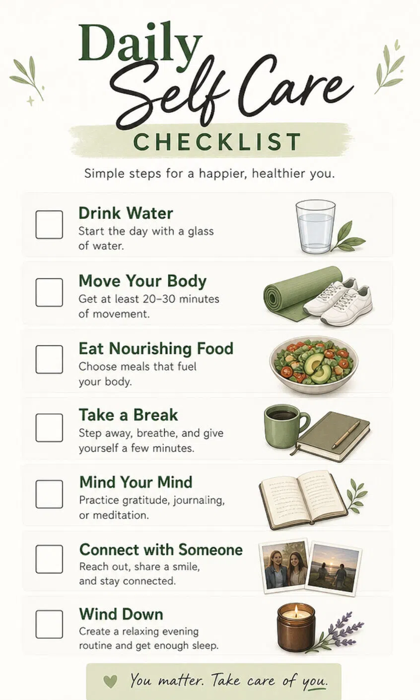 Daily Self Care Checklist