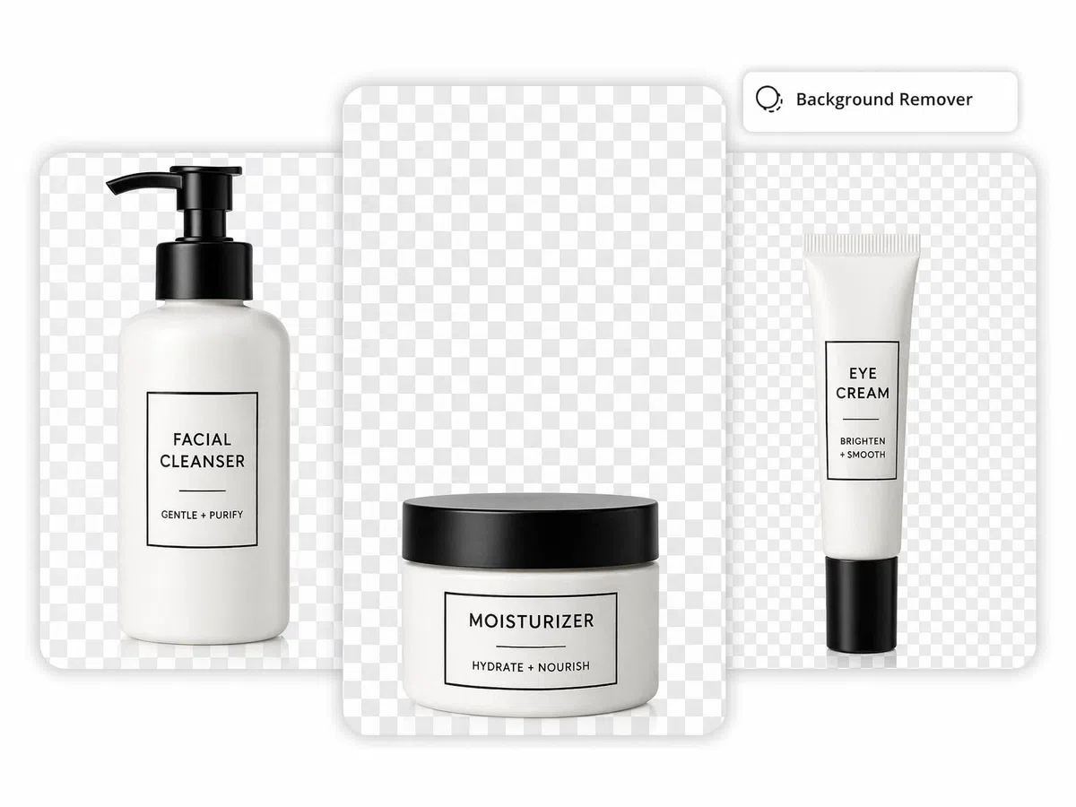 Remove Distractions for Cleaner Skincare Product Focus
