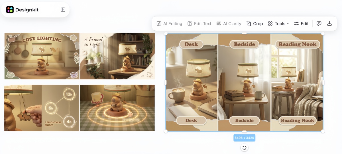 Generate product listing images