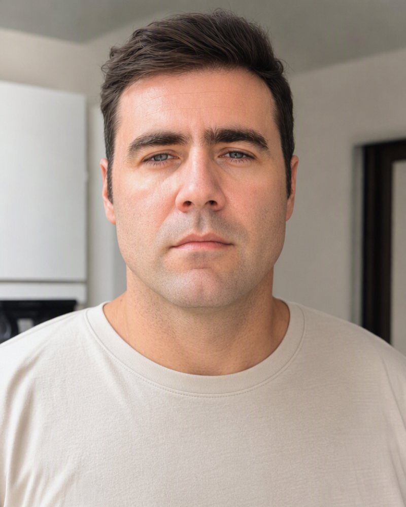 AI Generated Human Portrait using ai beard filter