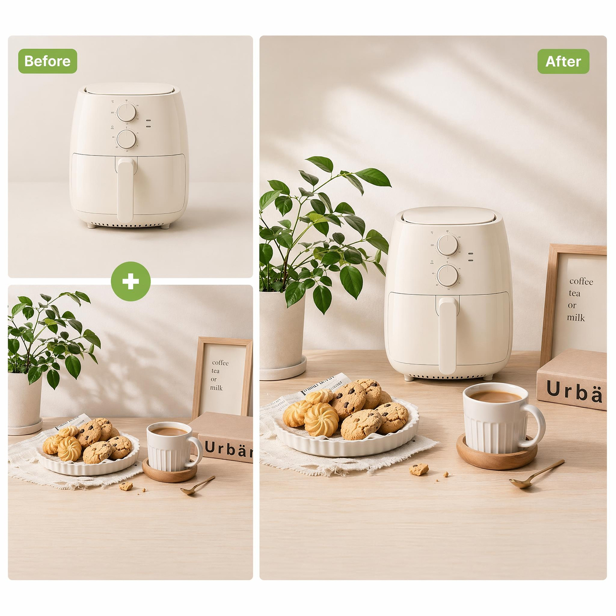 combine multiple images into one image