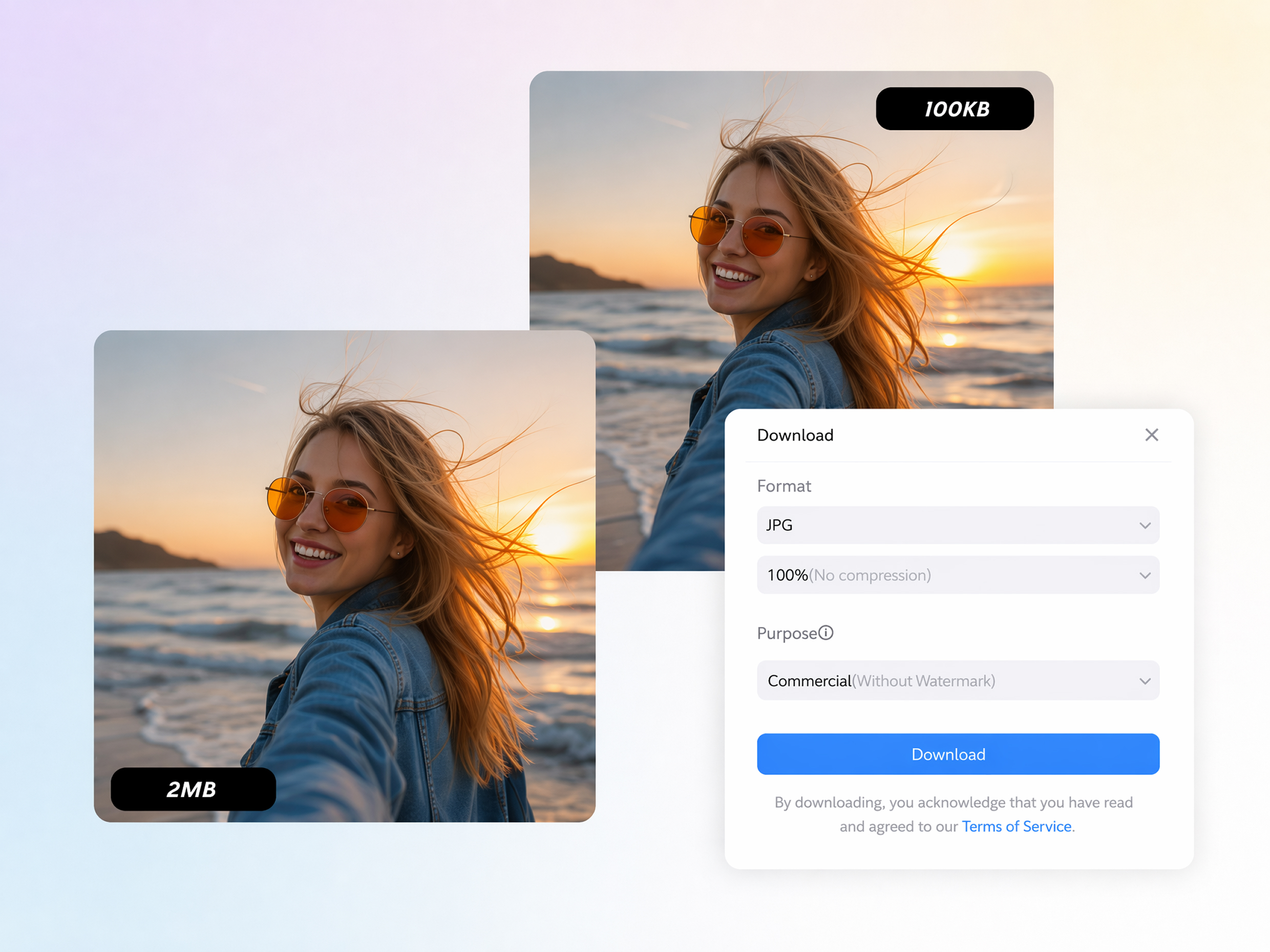 Reduce Image Weight for Web Pages