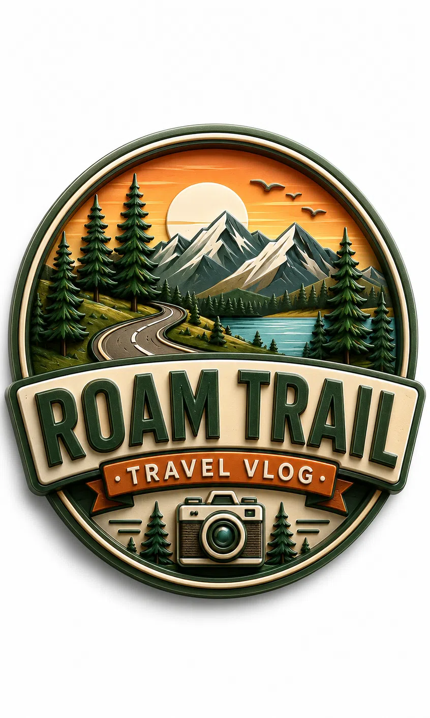 3D Travel Badge Logo