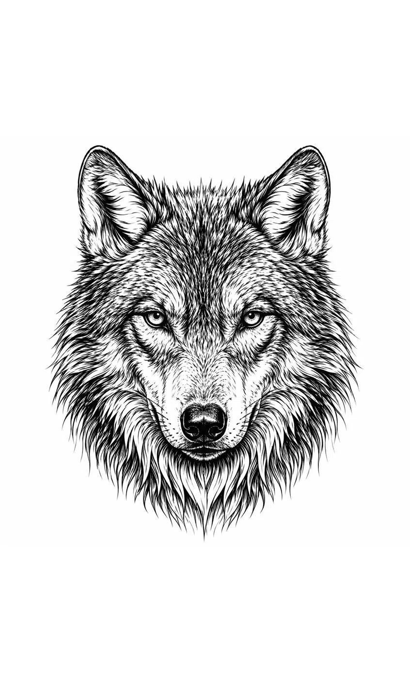 Animal Fine Line Tattoo